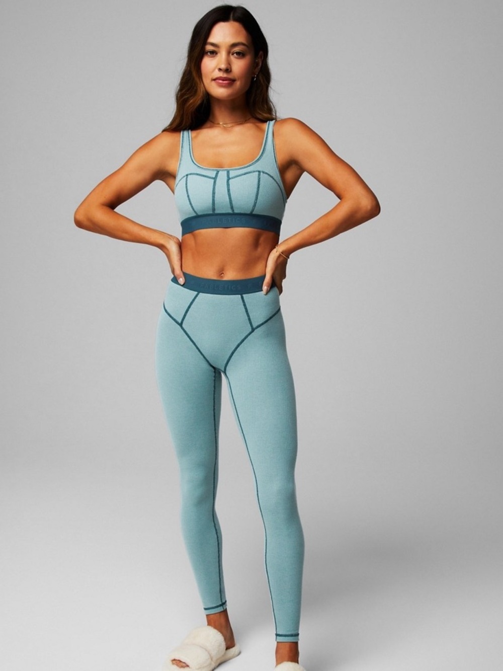 Fabletics Waffle Knit Loungewear Set